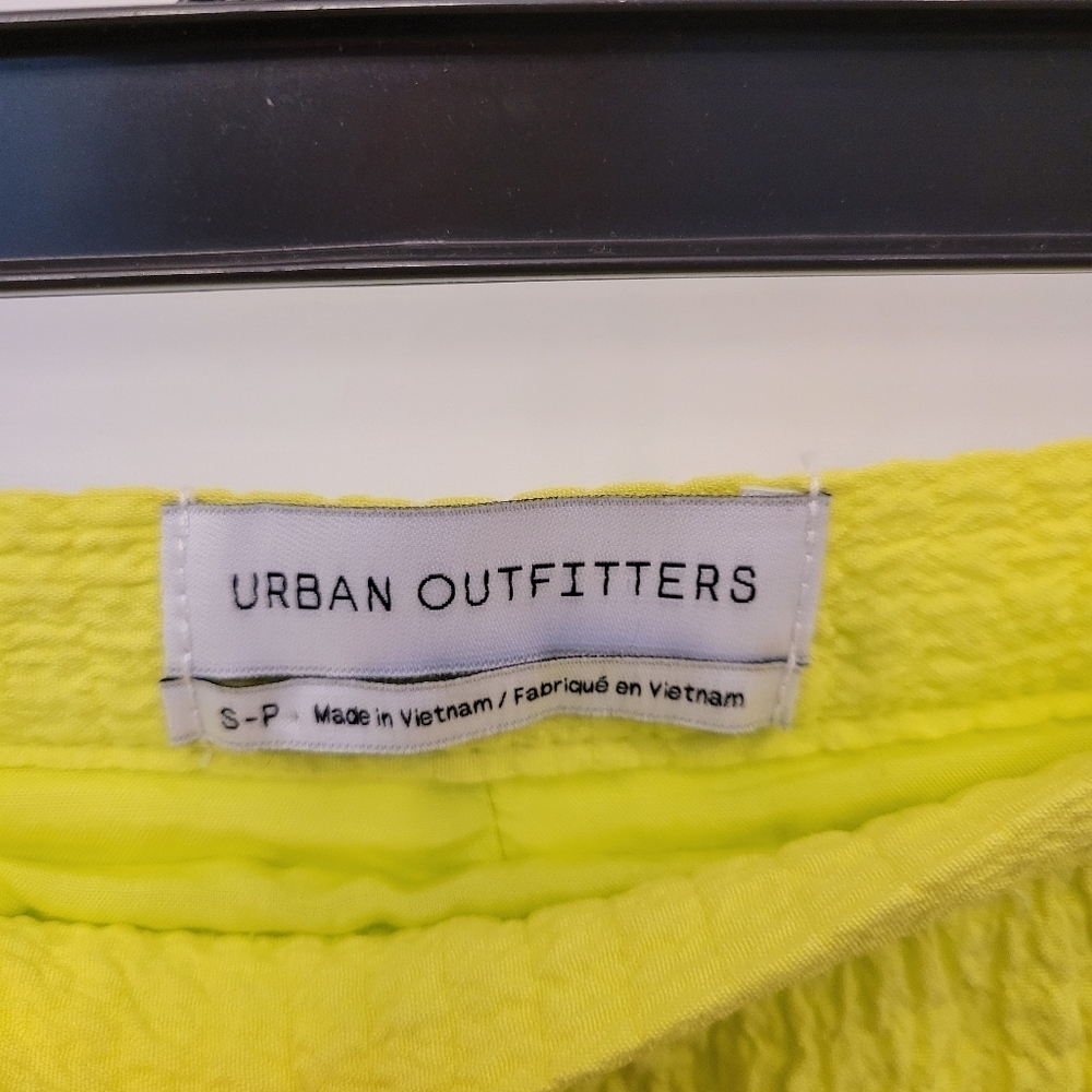 Urban Outfitters Neon Yellow Skirt size small - Picture 5 of 6
